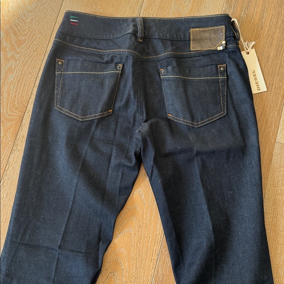 NWT Diesel Ronhar Stretch Bootcut Jeans Dark Blue Size 29 Y2K - Picture 6 of 8